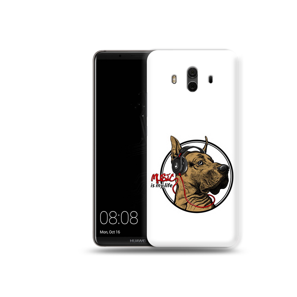 

Чехол MyPads Tocco для Huawei Mate 10 музыкальная собака (PT88364.53.490), Прозрачный, Tocco