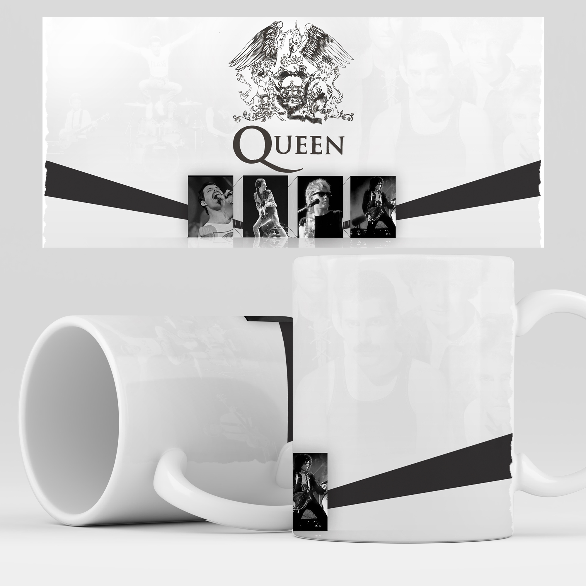 

Кружка RocketCup с принтом "Queen" группа, Queen05