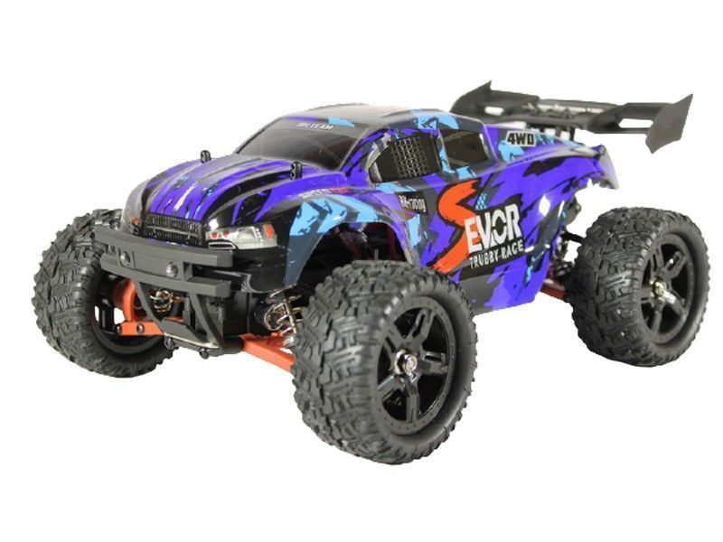 Радиоуправляемая трагги Remo Hobby S EVO-R UPGRADE V2.0 (синяя) 4WD 2.4G 1/16 RTR