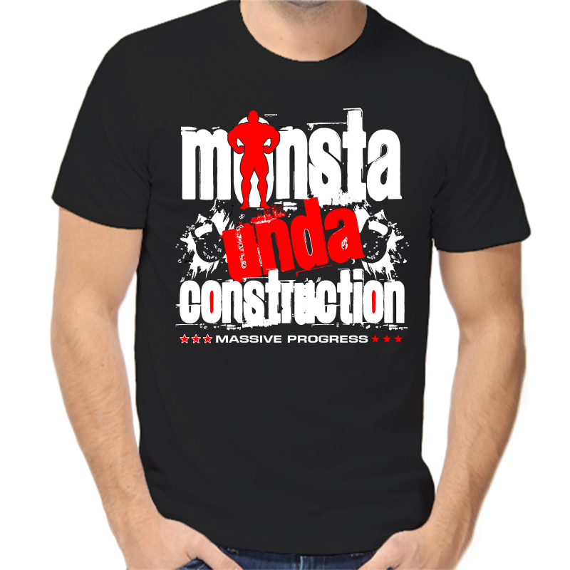 

Футболка мужская черная 46 р-р monsta unda construction, Черный, fm_monsta_unda_construction