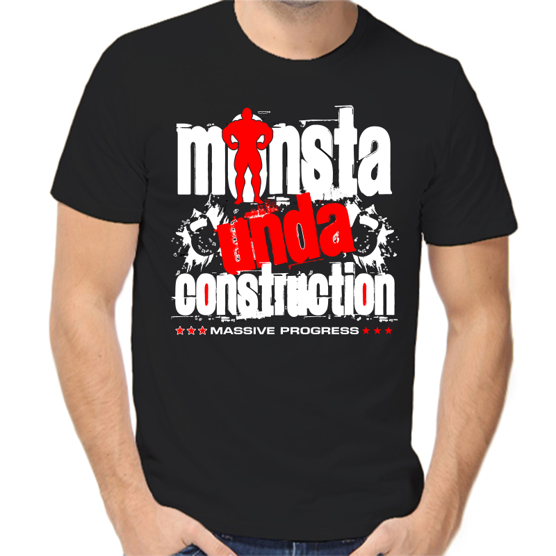 

Футболка мужская черная 58 р-р monsta unda construction, Черный, fm_monsta_unda_construction