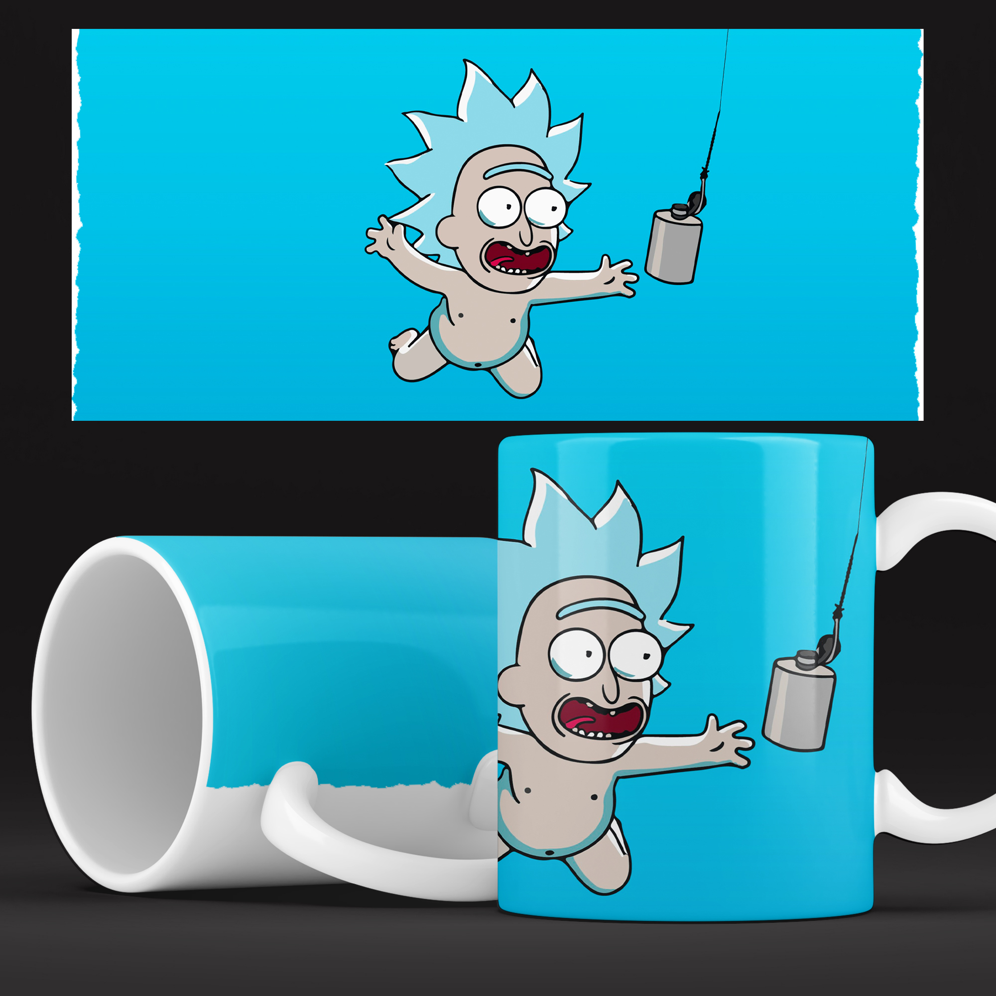 фото Кружки и чашки rocketcup rickandmorty07