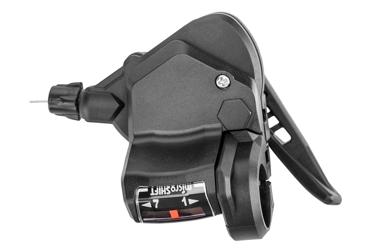 

Манетка Microshift TS-38, 8 передач, без упаковки, правая, Черный