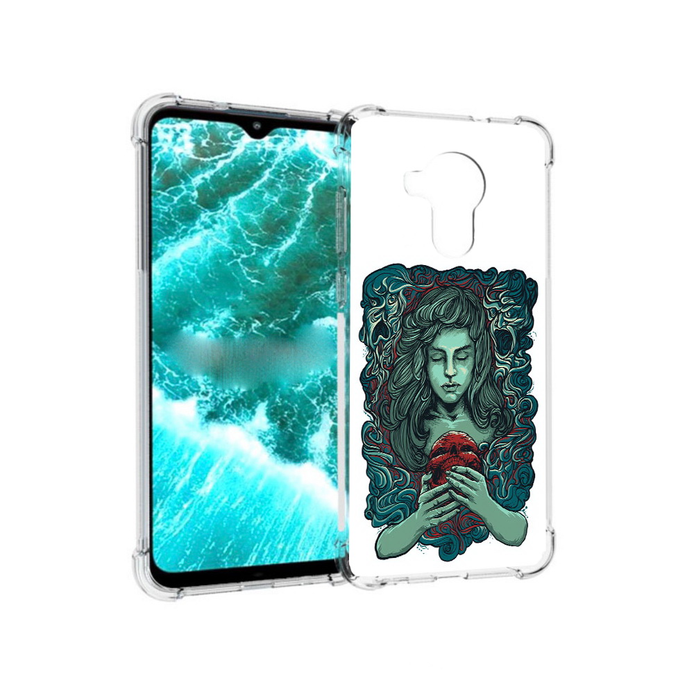 

Чехол MyPads Tocco для Nokia C30 спящая девушка (PT227054.117.619), Прозрачный, Tocco