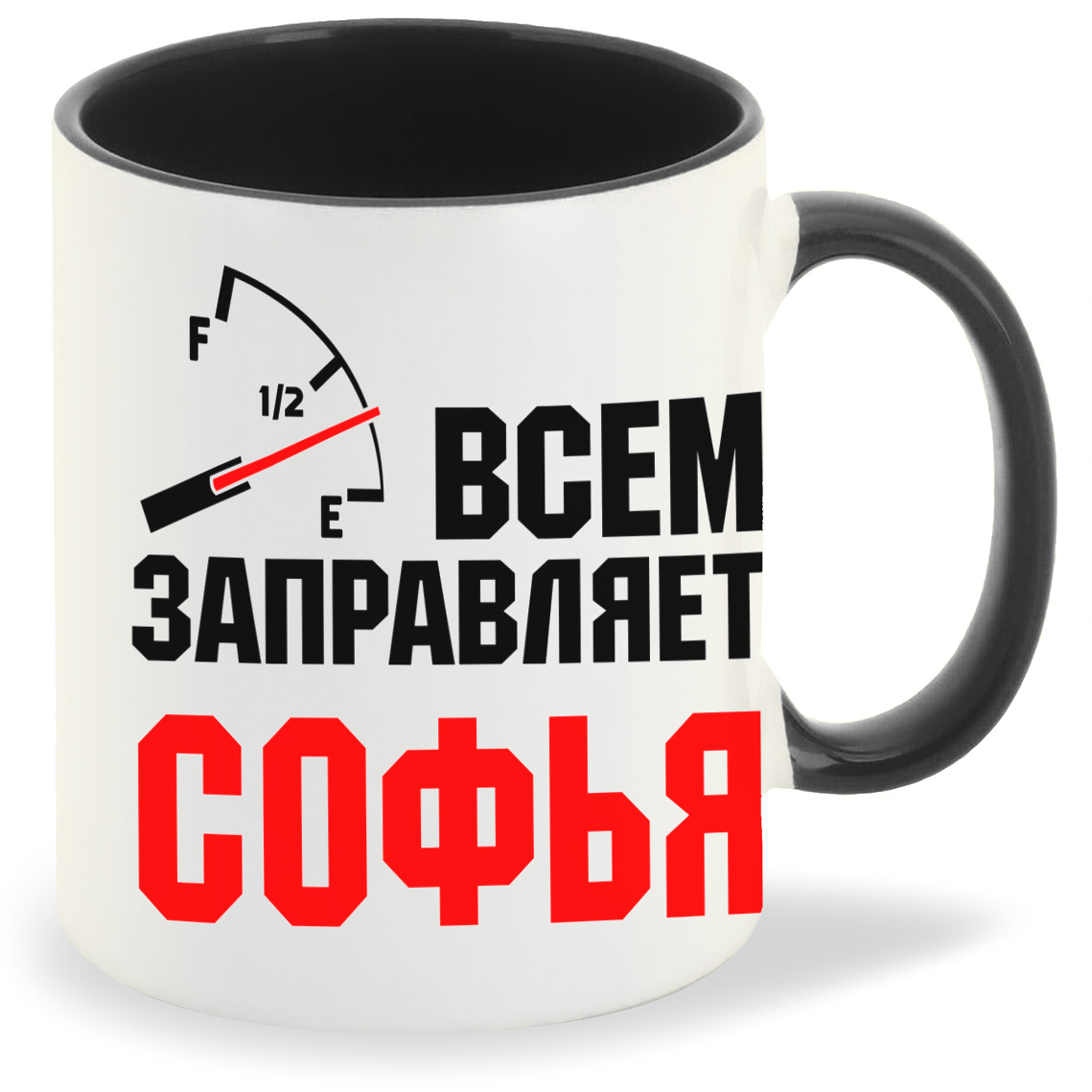 

Кружка CoolPodarok Кружка именная Всем заправляет Софья, Кружка именная Всем заправляет Софья