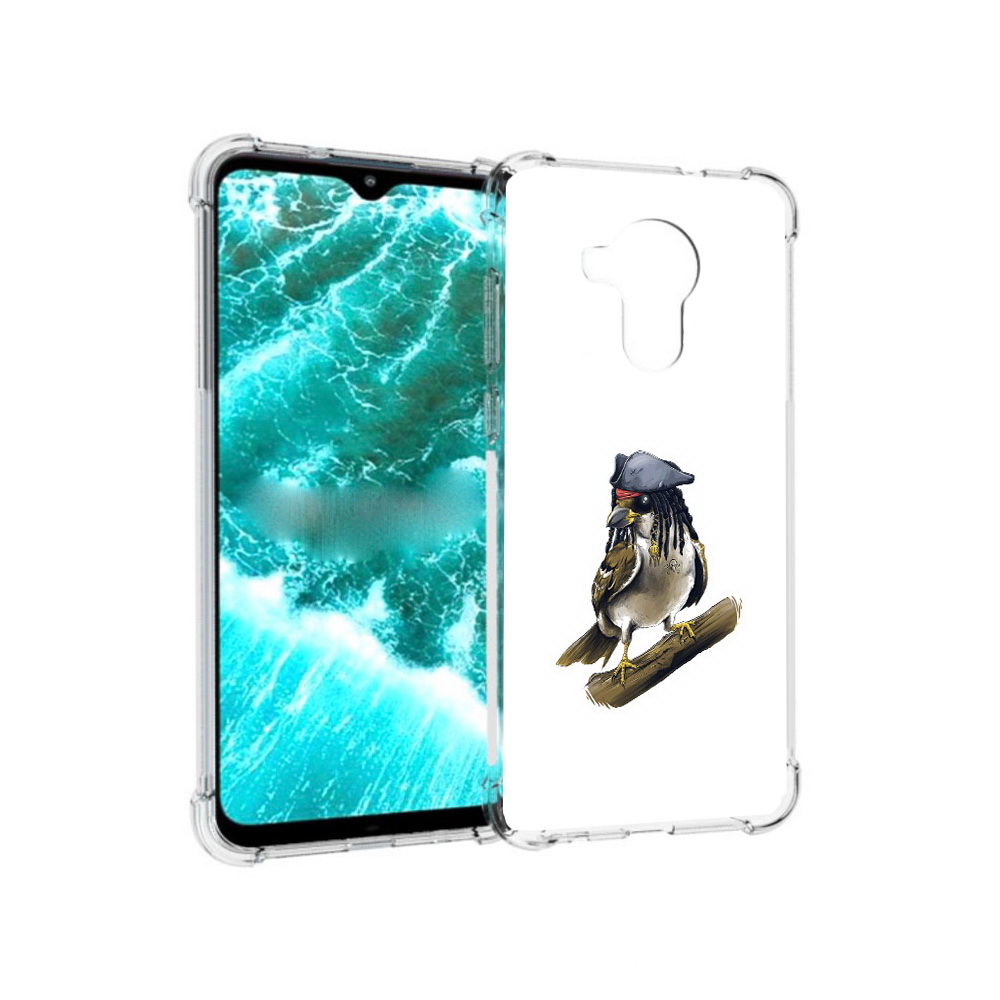 

Чехол MyPads Tocco для Nokia C30 Джек воробей (PT227054.117.65), Прозрачный, Tocco