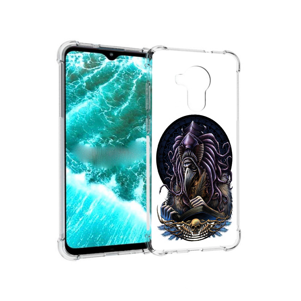

Чехол MyPads Tocco для Nokia C30 умный ворон (PT227054.117.650), Прозрачный, Tocco