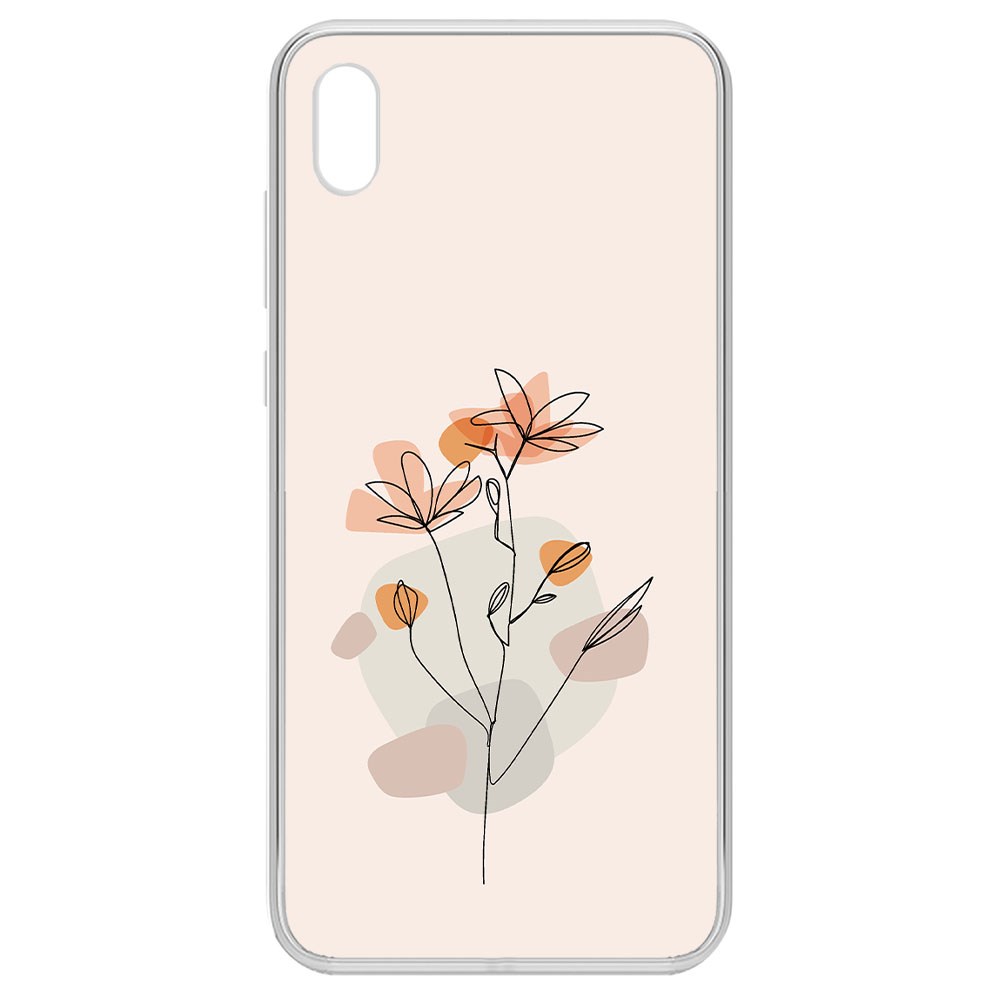 

Чехол-накладка Krutoff Clear Case Ромашки для Honor 8S Prime, Прозрачный