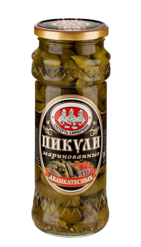 

Пикули "Скатерть-самобранка" маринованные, 370мл