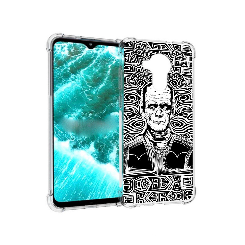 

Чехол MyPads Tocco для Nokia C30 франкенштейн черно белый (PT227054.117.661), Прозрачный, Tocco