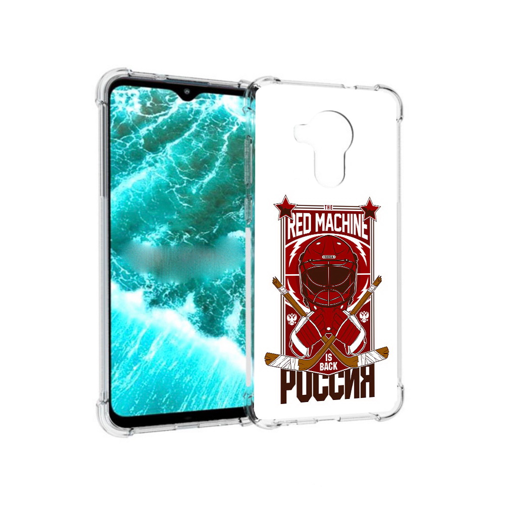 

Чехол MyPads Tocco для Nokia C30 хоккей россия (PT227054.117.666), Прозрачный, Tocco