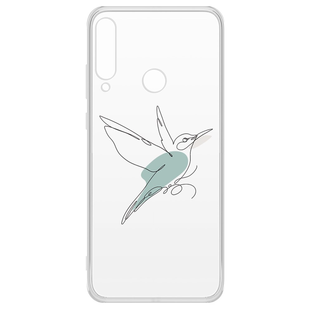 

Чехол-накладка Krutoff Clear Case Легкость для Huawei Y6P, Прозрачный