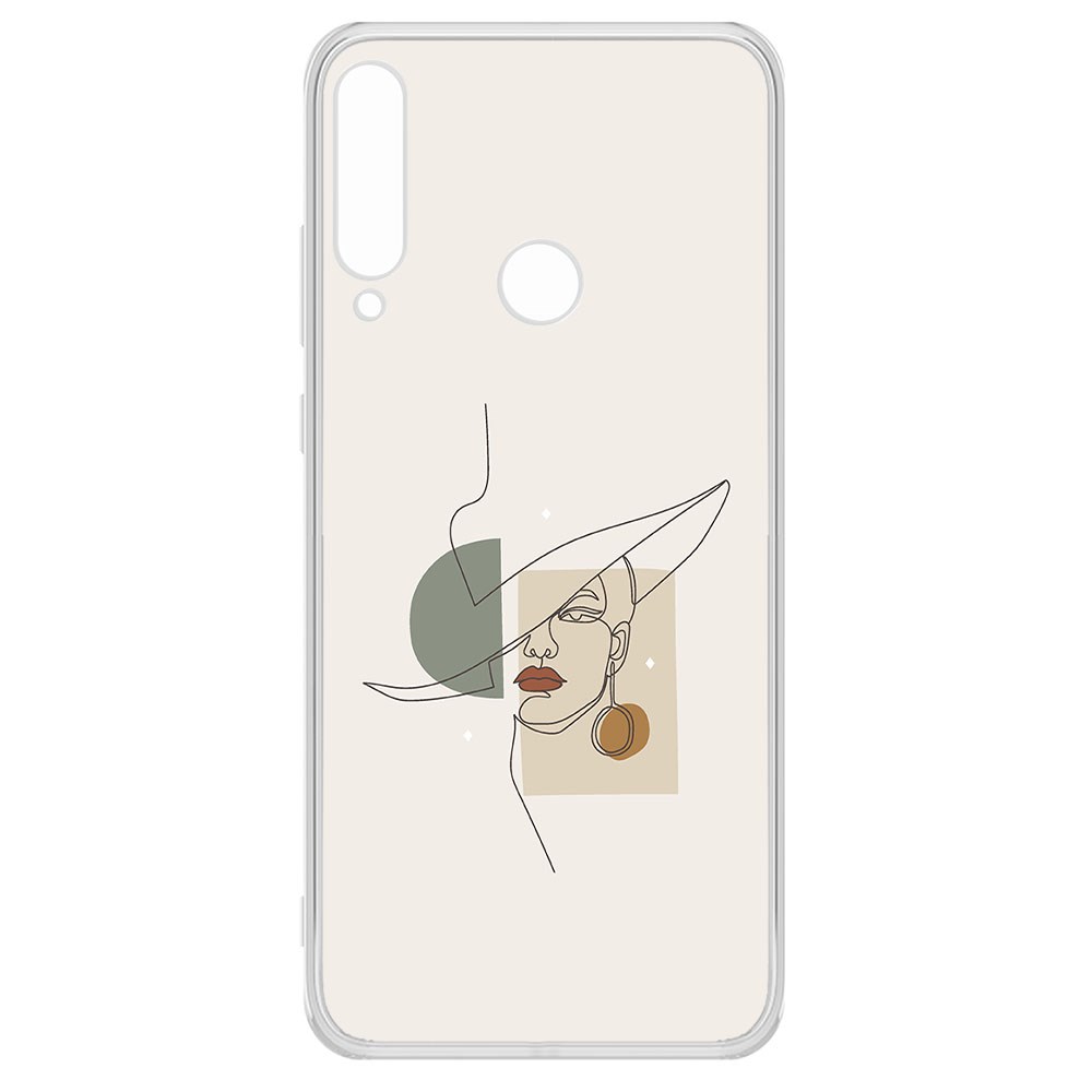 

Чехол-накладка Krutoff Clear Case Стиль для Huawei Y6P, Прозрачный