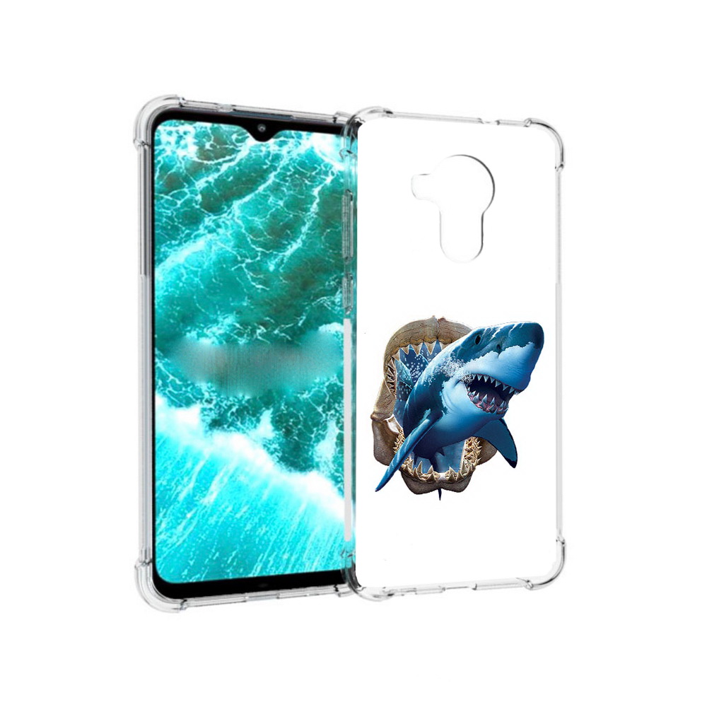 

Чехол MyPads Tocco для Nokia C30 челюсти (PT227054.117.675), Прозрачный, Tocco