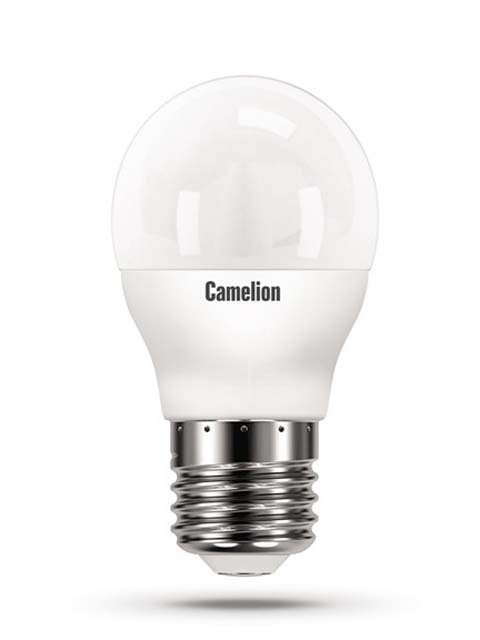 фото Лампочка camelion e27 5w 220v 4500k 415lm led5-g45/845/e27 12030 xiaomi