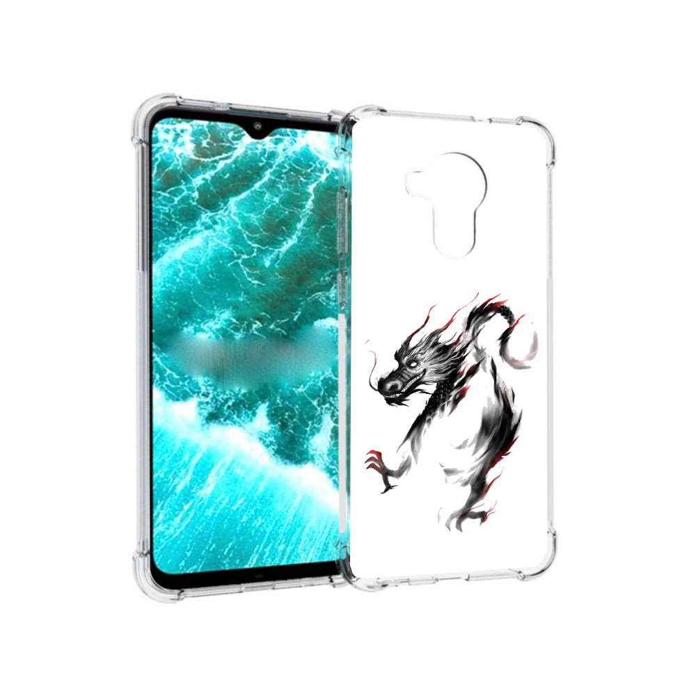

Чехол MyPads Tocco для Nokia C30 черный дракон (PT227054.117.690), Прозрачный, Tocco
