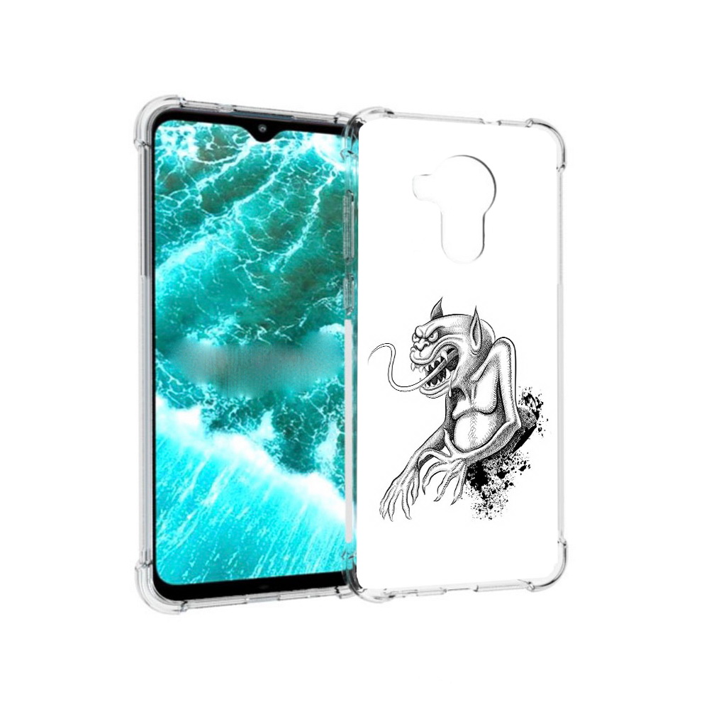 

Чехол MyPads Tocco для Nokia C30 чорт (PT227054.117.692), Прозрачный, Tocco