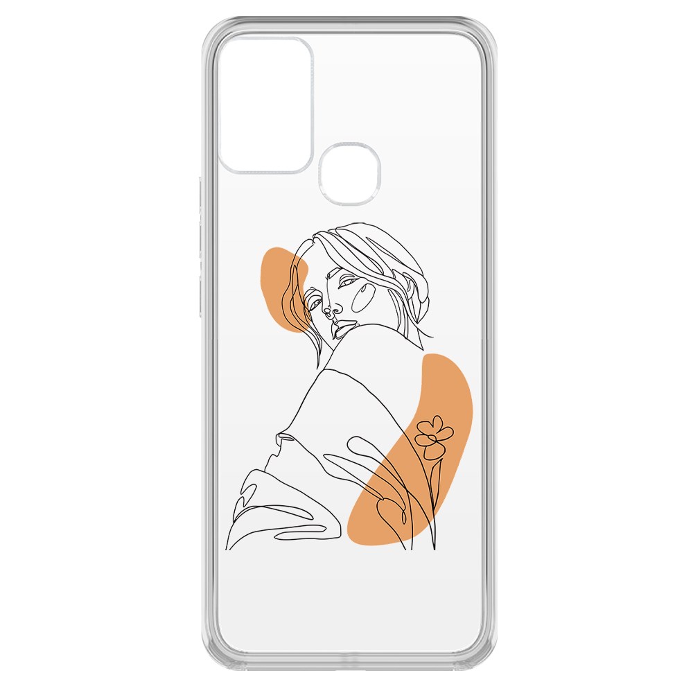 

Чехол-накладка Krutoff Clear Case Загадка для Infinix Hot 10 Play, Прозрачный