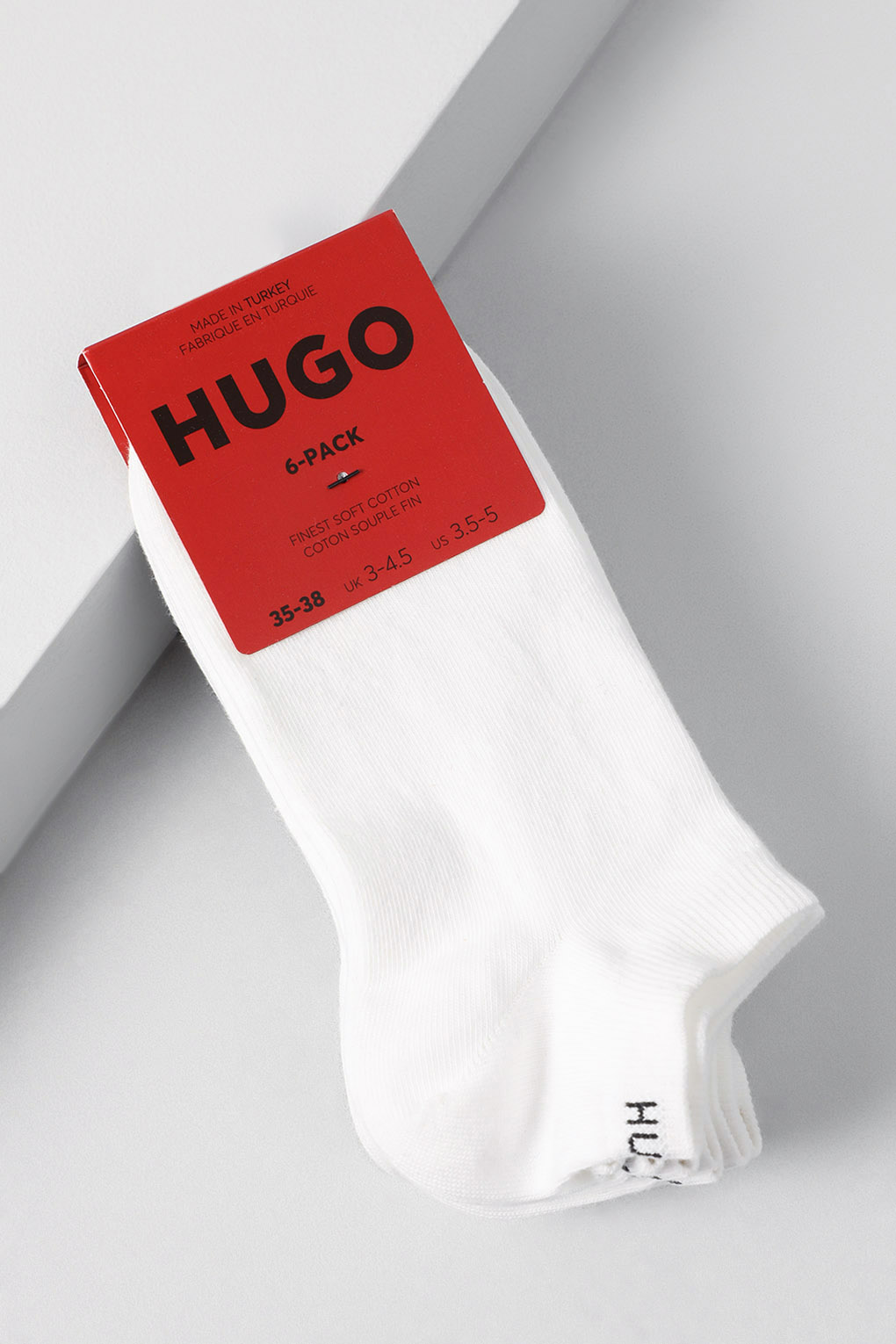 

Комплект носков женских HUGO 50483086 белых, Белый, 50483086