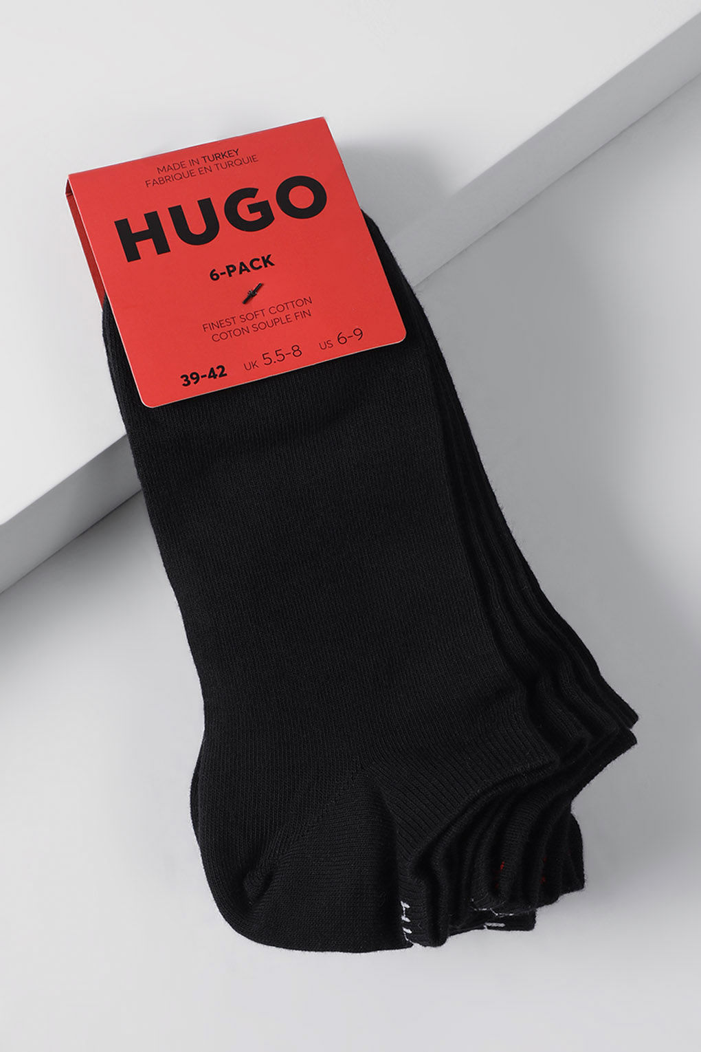 

Комплект носков женских HUGO 50483086 черных, Черный, 50483086