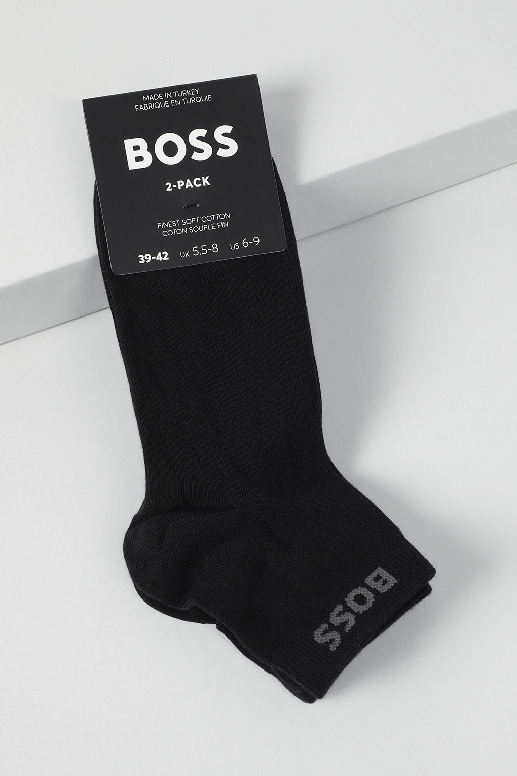 

Комплект носков мужских Boss 50491208 черных 39-42, Черный, 50491208