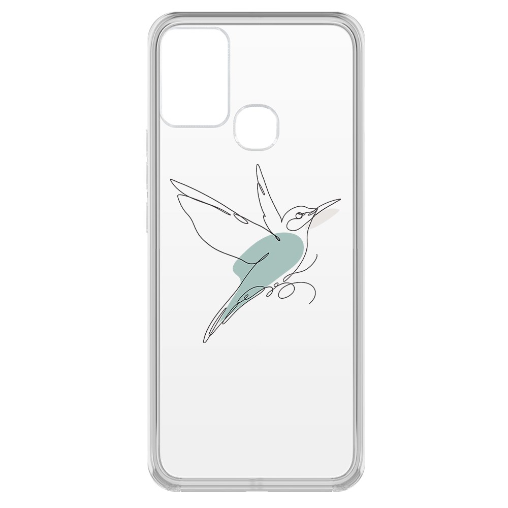 фото Чехол-накладка krutoff clear case легкость для infinix hot 10 play