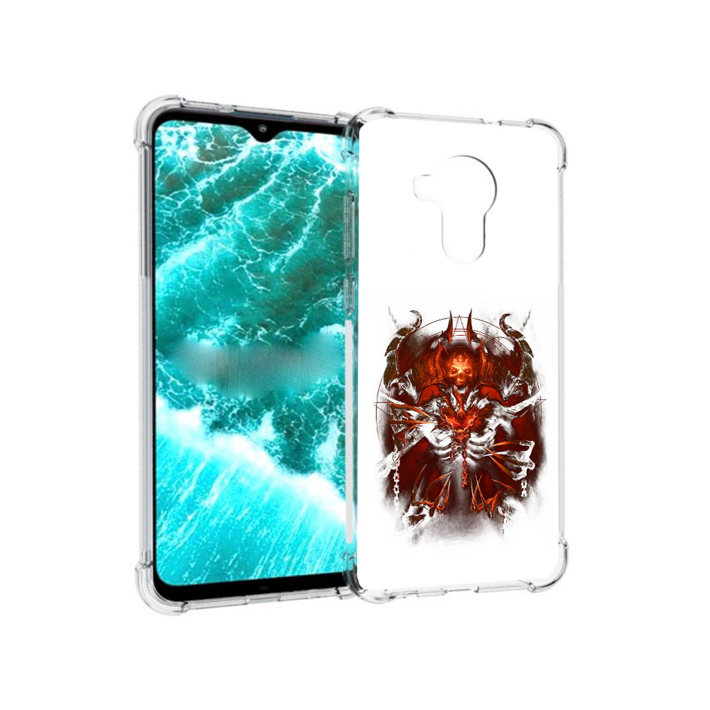 

Чехол MyPads Tocco для Nokia C30 яркий демон (PT227054.117.708), Прозрачный, Tocco