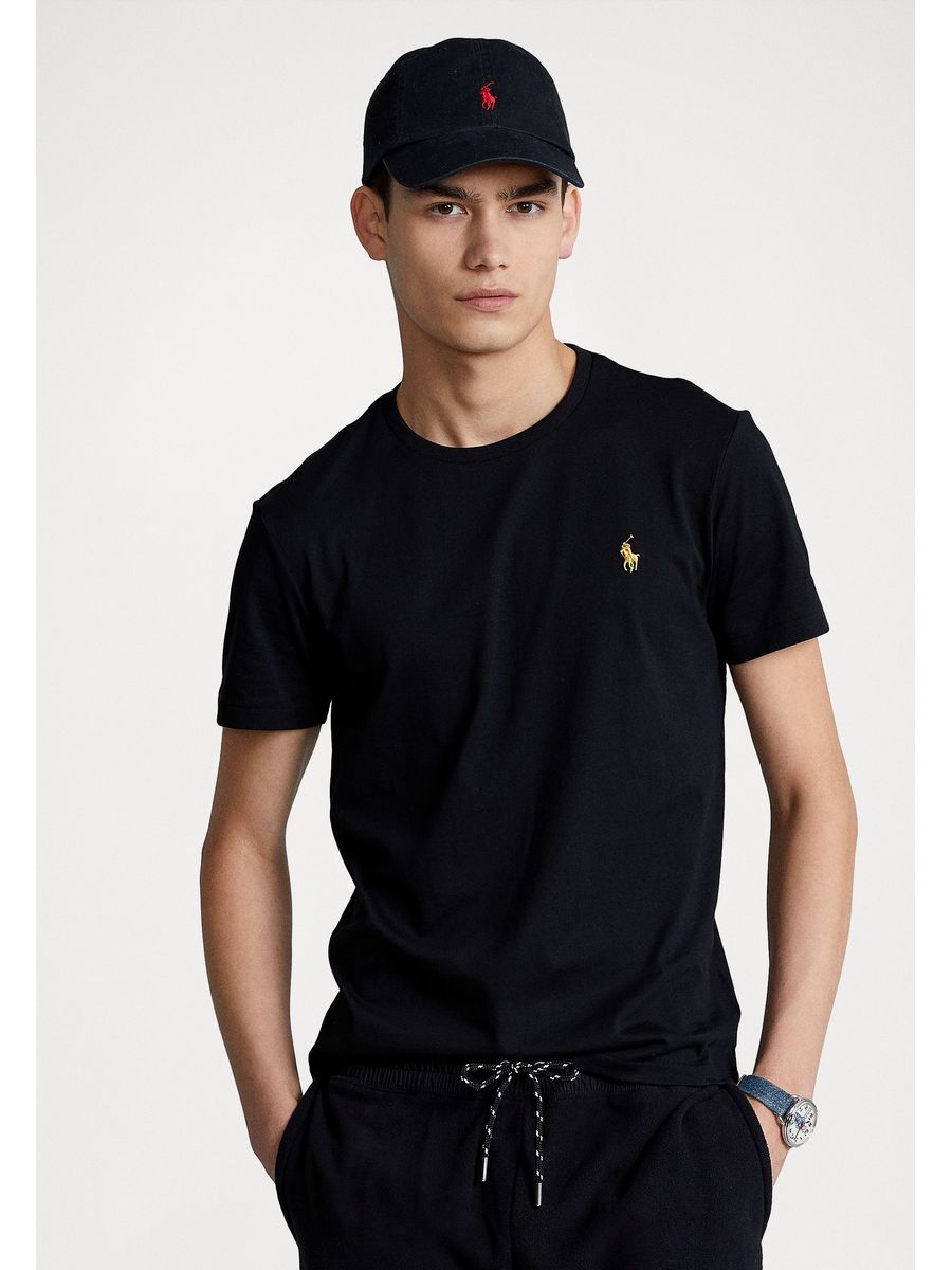 

Футболка мужская Polo Ralph Lauren PO222O06X черная XS, Черный, PO222O06X