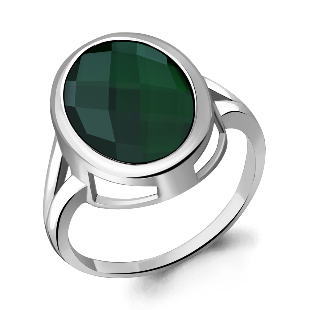 

Кольцо из серебра с агатом р. 17,5 Aquamarine 6547009_925_р, 6547009_925_р