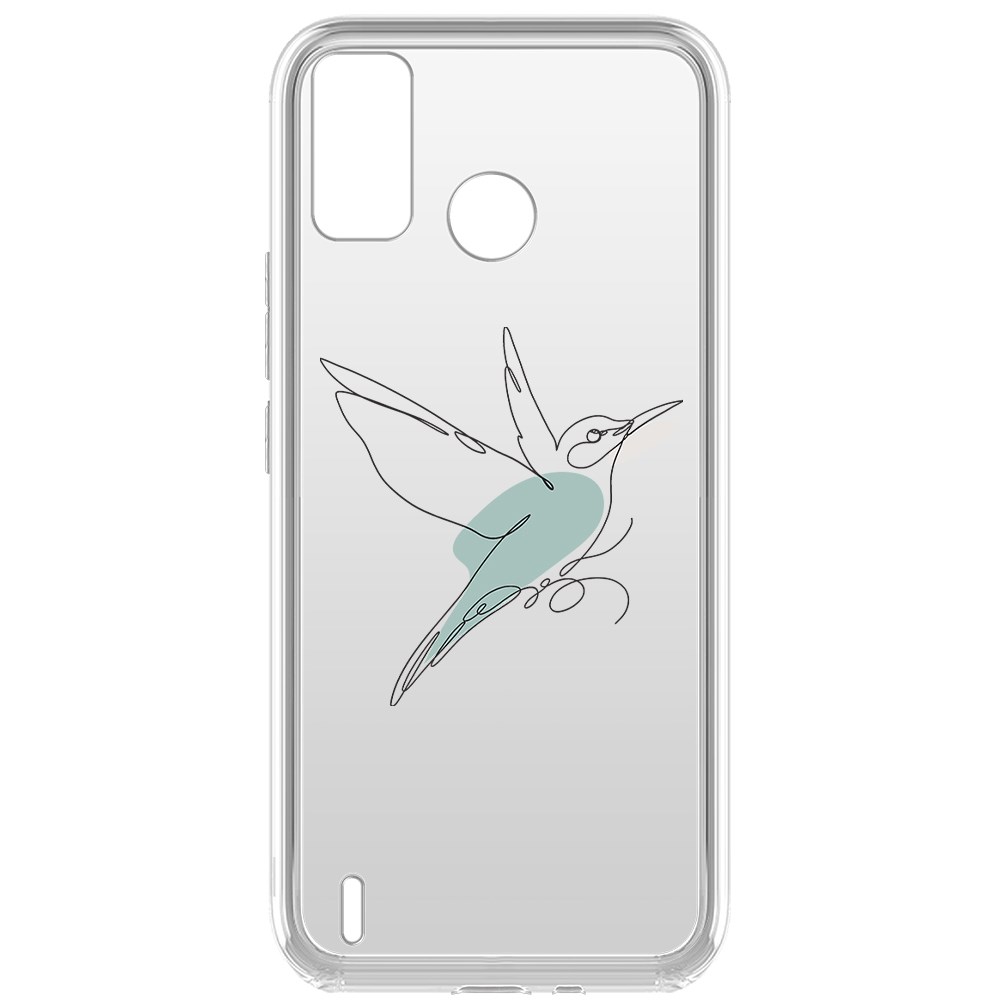 

Чехол-накладка Krutoff Clear Case Легкость для Tecno Spark 6 Go