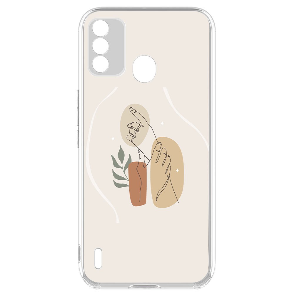 

Чехол-накладка Krutoff Clear Case Тонкость для ITEL A48, Прозрачный