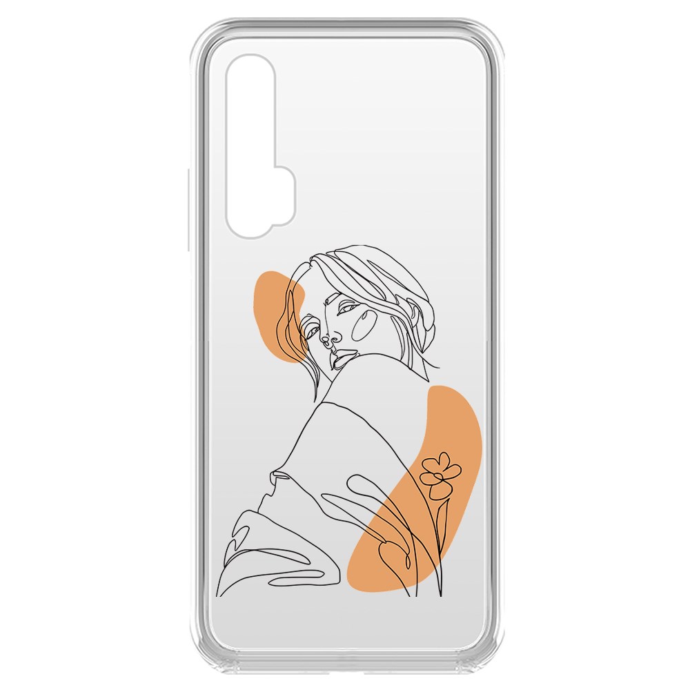 

Чехол-накладка Krutoff Clear Case Загадка для Honor 20 Pro