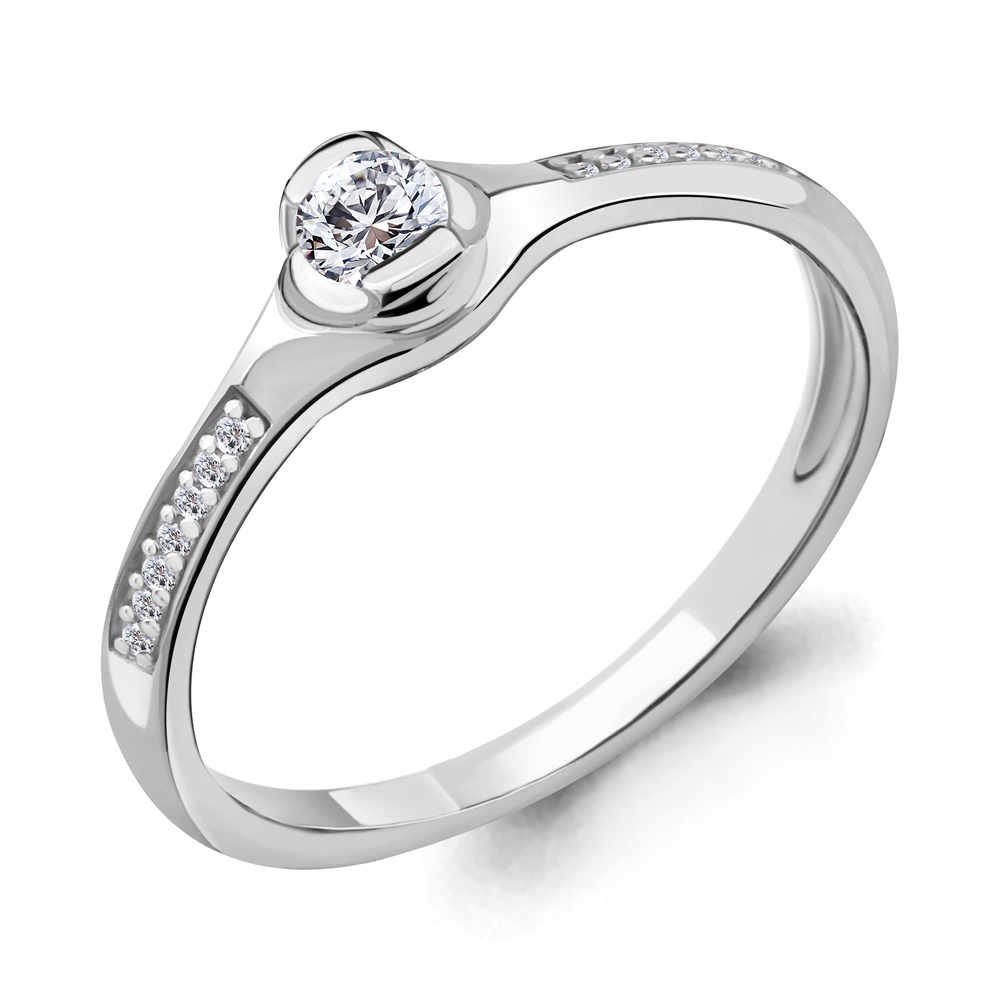 

Кольцо из белого золота с бриллиантом Aquamarine Aquamarine 962586А_585_бз р, 962586А_585_бз