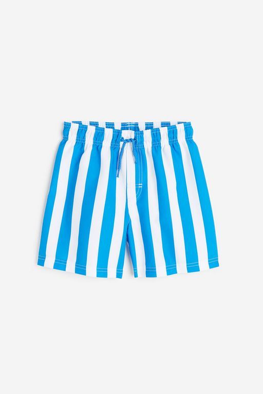 

Шорты детские H&M 1217542, Ярко-синий, полосатый, 134, 1217542
