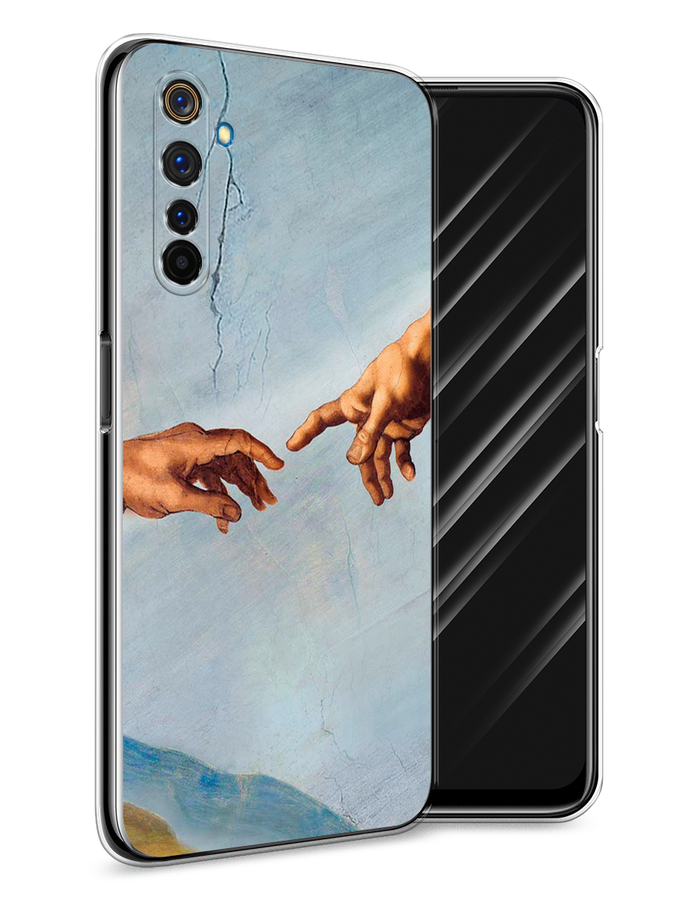 

Чехол Awog на Realme 6 Pro "Сотворение Адама", Разноцветный, 252850-9