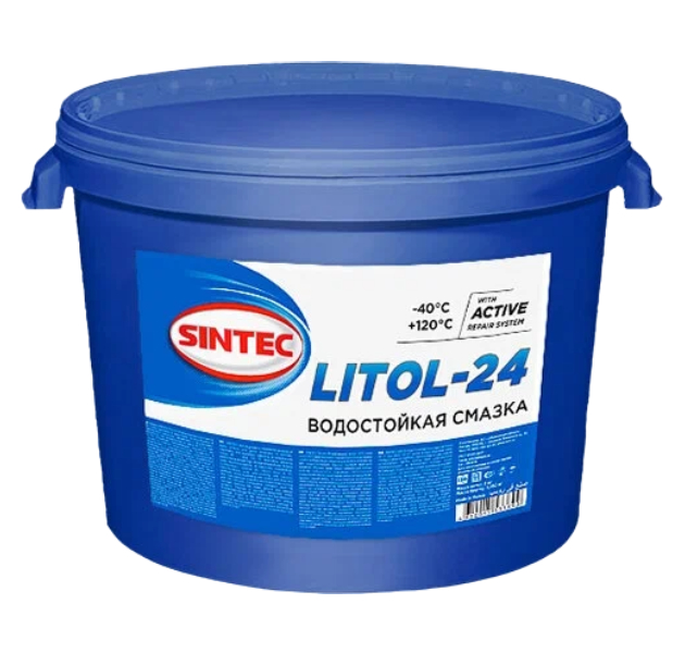 

Смазка Литол-24 Сто 9,5 Кг Sintec 81908 SINTEC 81908