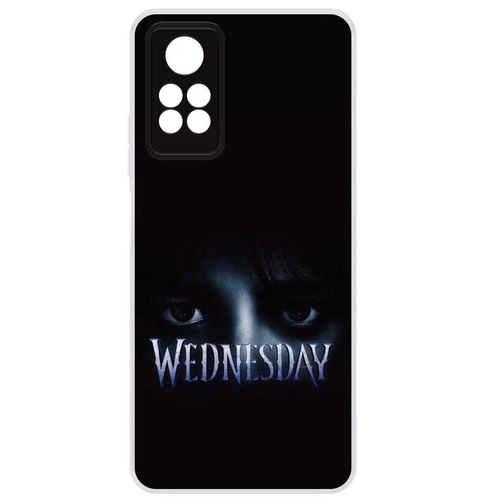 

Чехол-накладка Krutoff Clear Case Уэнсдей Аддамс - Логотип для Xiaomi Redmi Note 12 Pro 4G, Прозрачный