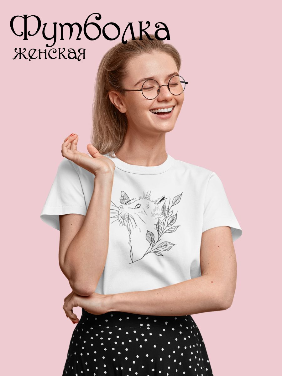 

Футболка женская shulpinchik POL-73 белая 2XL, Белый, POL-73