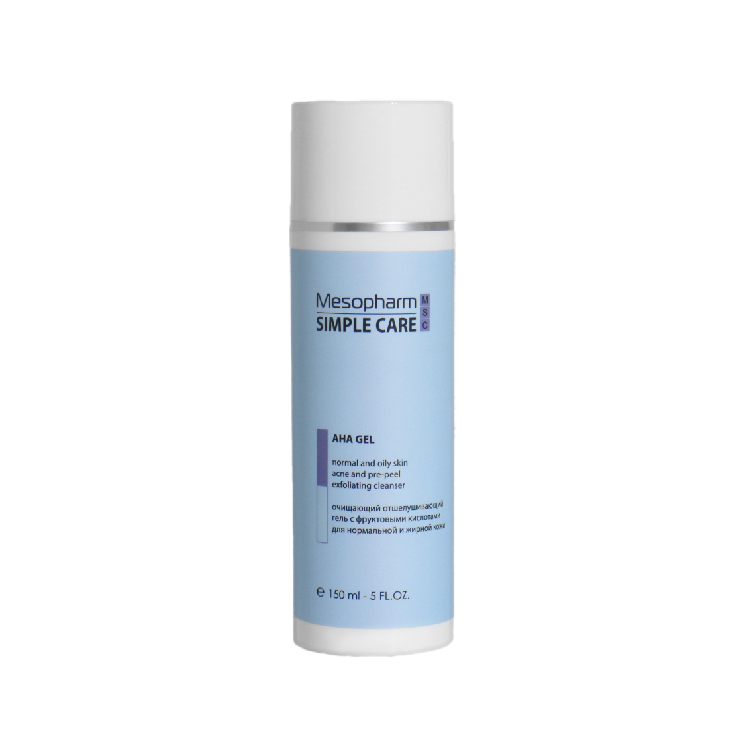 

Гель для умывания Mesopharm AHA GEL с фруктовыми кислотами, 150 мл, AHA GEL