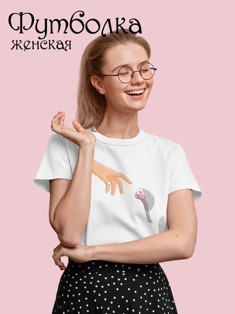 

Футболка женская shulpinchik POL-75 белая XL, Белый, POL-75