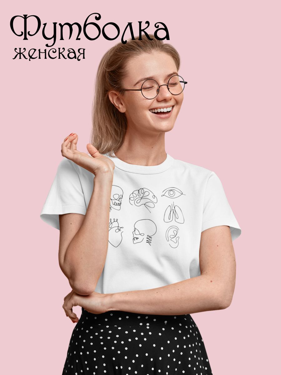 

Футболка женская shulpinchik POL-79 белая XL, Белый, POL-79