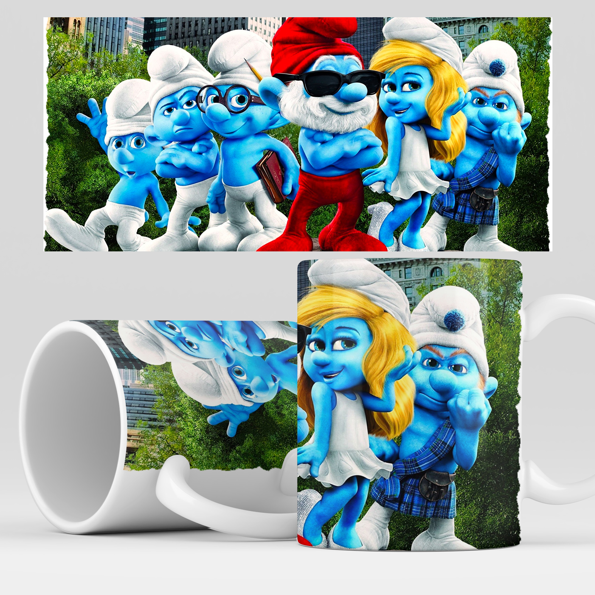 

Кружка RocketCup с принтом "Смурфики" мультфильм Smurfs, Smurfs02