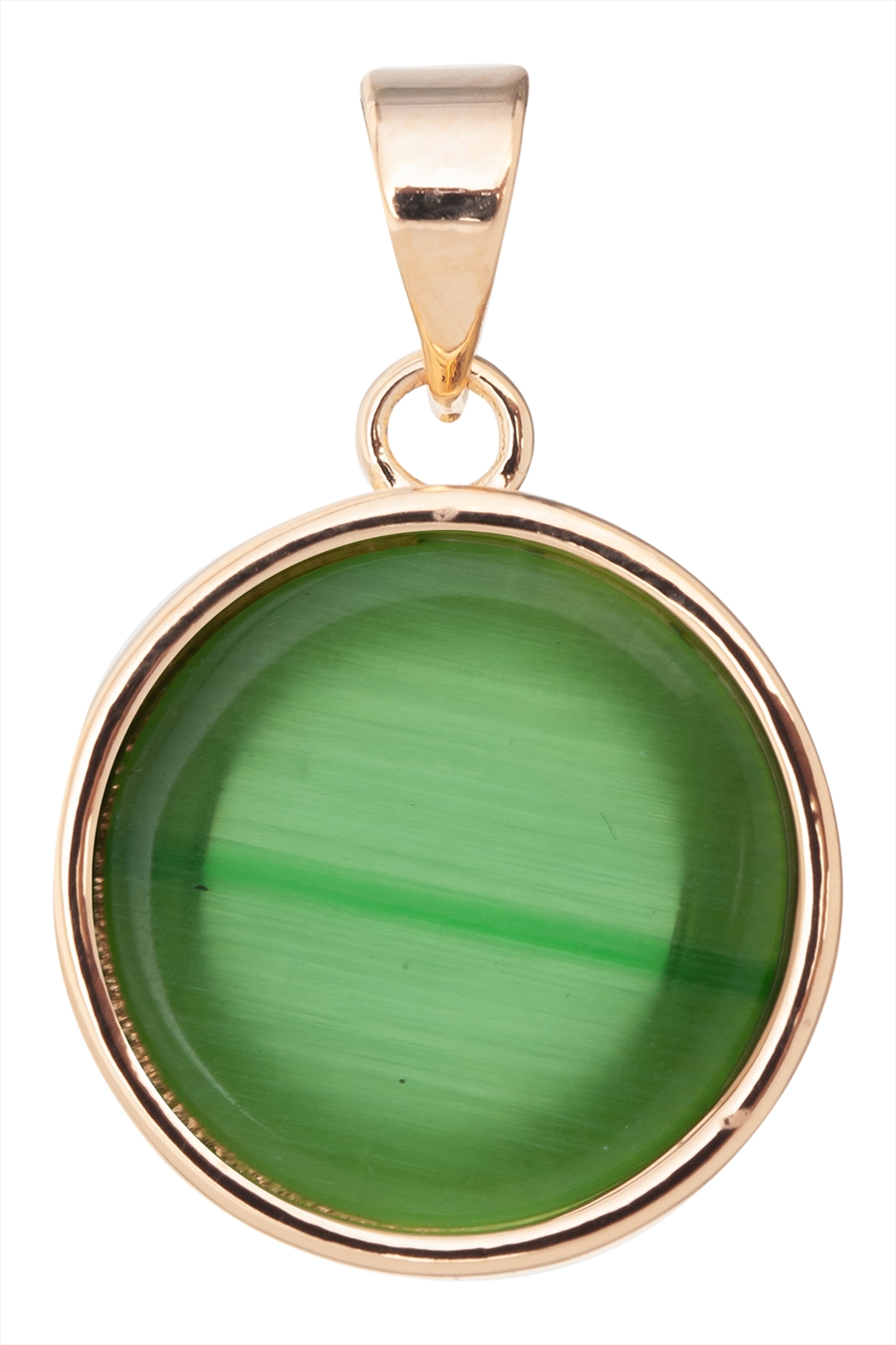 

Кулон из ювелирного сплава Lotus Jewelry 3044P-18Ca-green, кошачий глаз, 3044P-18Ca-green