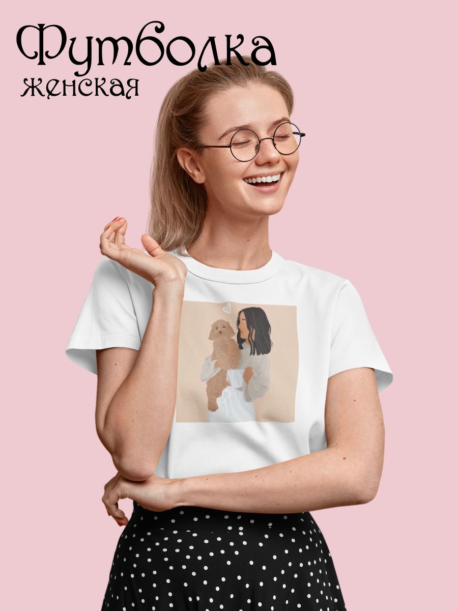 

Футболка женская shulpinchik POL-86 белая 2XL, Белый, POL-86