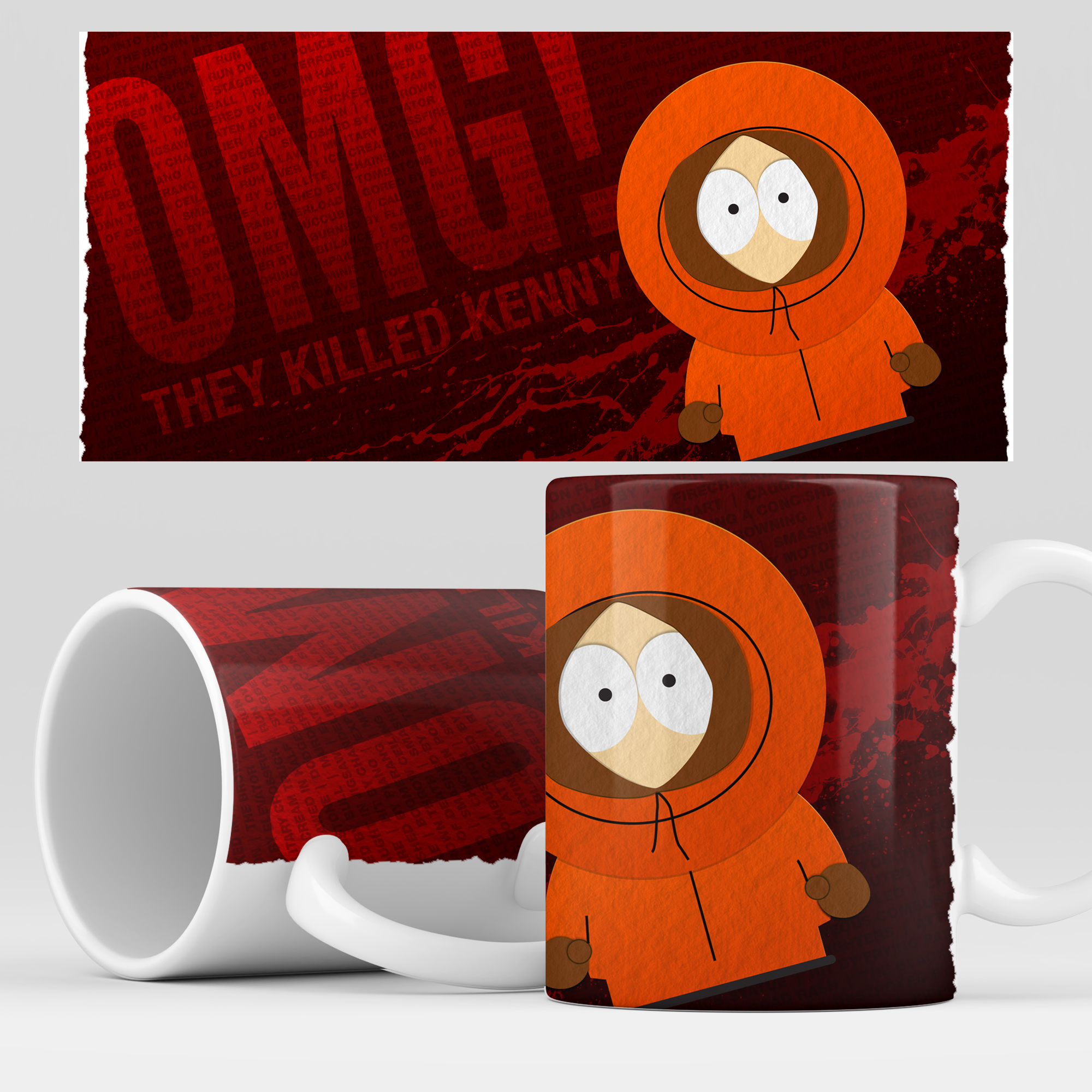 

Кружка RocketCup с принтом "Южный парк" South Park, SouthPark14