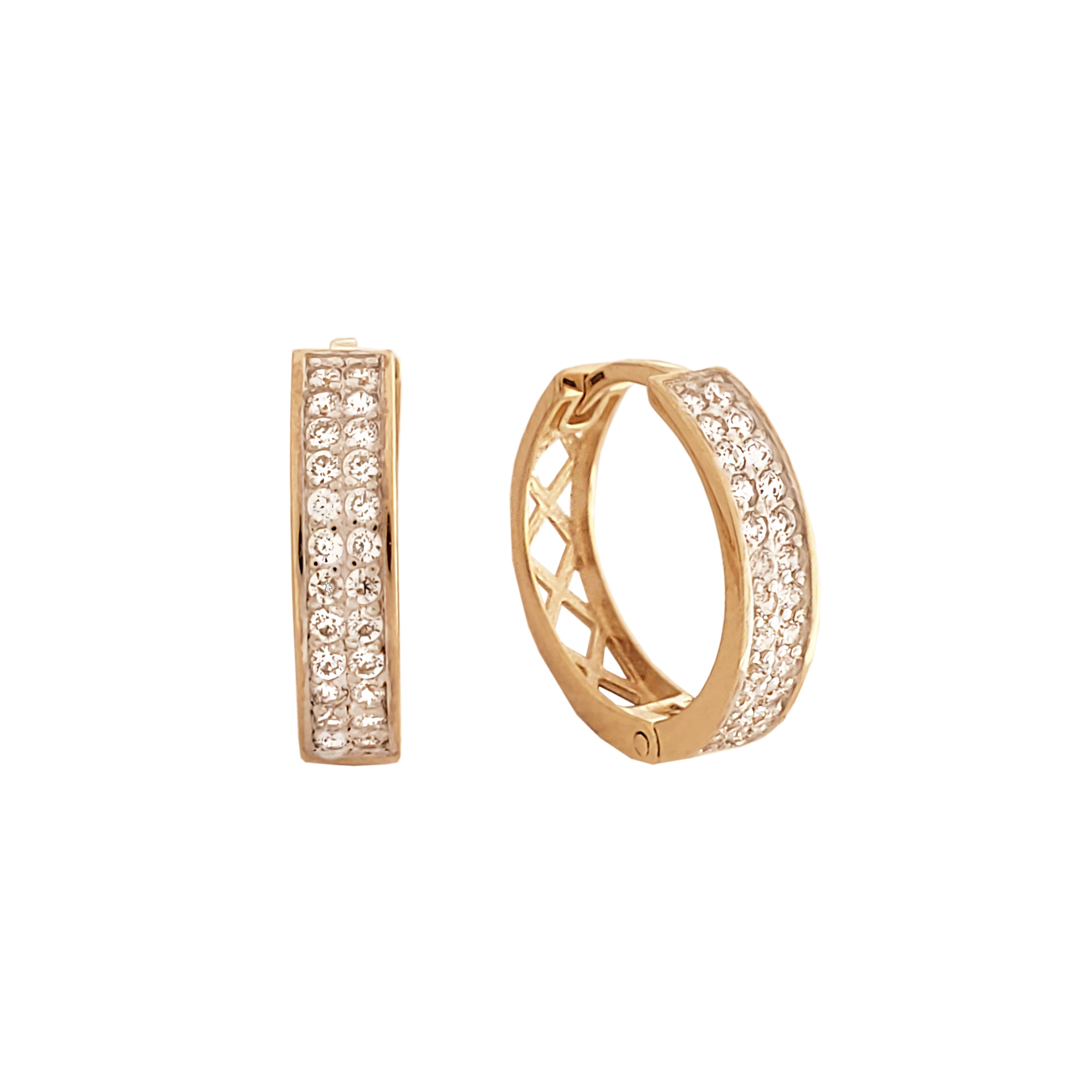 

Серьги из красного золота с фианитом ZOLOTO.GOLD 412678Z, 412678Z