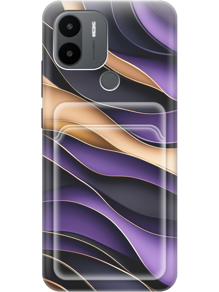 

Силиконовый чехол на Xiaomi Redmi A1+ / A2+ / Poco C50 / C51 с принтом 836790, Прозрачный;фиолетовый;черный, 762092131
