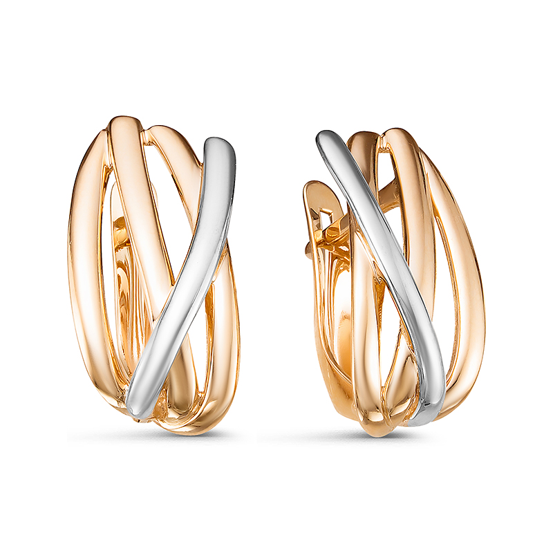 

Серьги из красного золота ZOLOTO.GOLD 221957Z