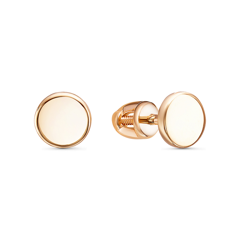 

Серьги-пусеты из красного золота ZOLOTO.GOLD 0502518Z, 0502518Z