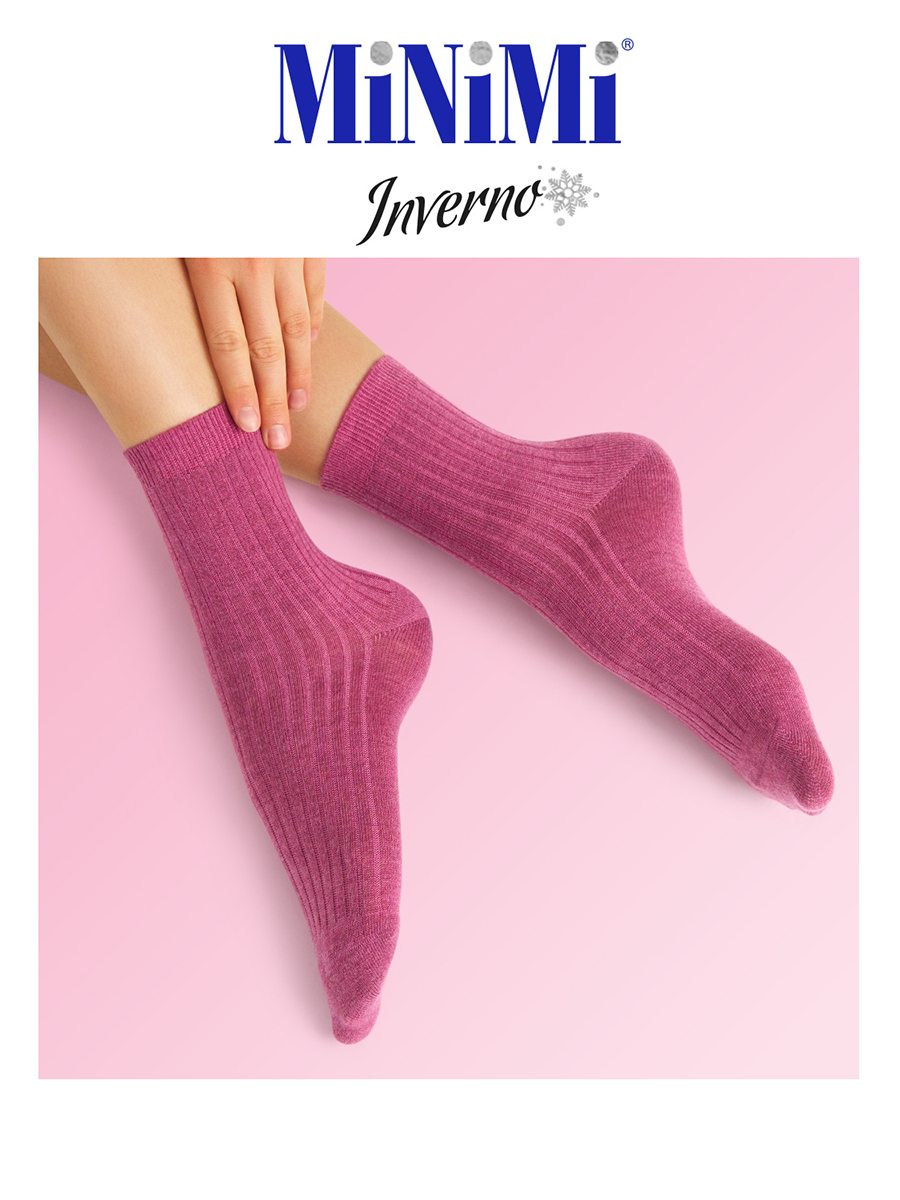

Носки женские Minimi MINI INVERNO 3302 розовые 35-38, Розовый, MINI INVERNO 3302
